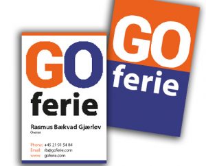 Go Ferie - Visitkort design