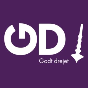 Logodesign til Godt Drejet-lilla
